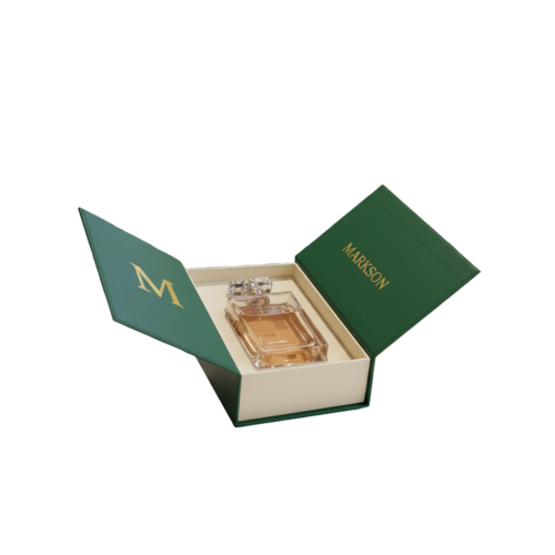 Book Style Perfume Boxes - Material: Paper