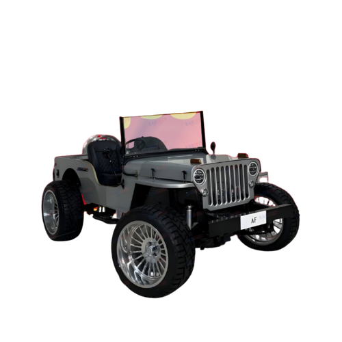 Metallic Gray Modified Jeeps