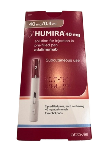 Humira Adalimumab Injection 40Mg 0.4Ml - Age Group: Adult