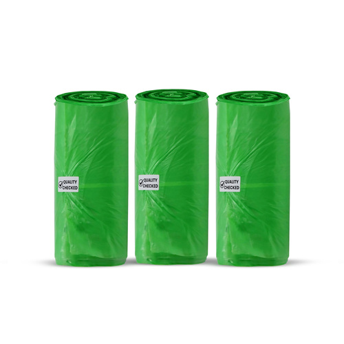 IMECO 15 Pcs 61x81 cm Large Garbage Bags with Drawstring (Pack of 3)