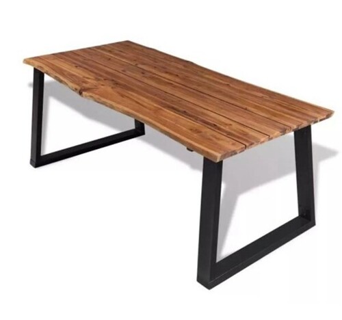 Wood And Iron Table