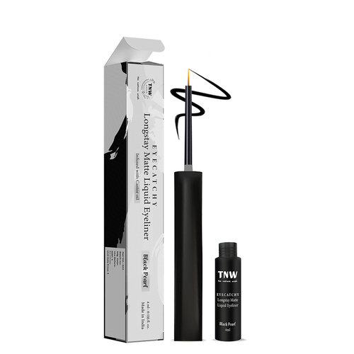 Tnw Natural Wash Eyecatchy Longstay Matte Liquid Eyeliner With Hydrogenated Castor Oil - Age Group: 15 Above