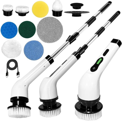 9 In 1 Electric Spin Cleaning Brush Scrubber