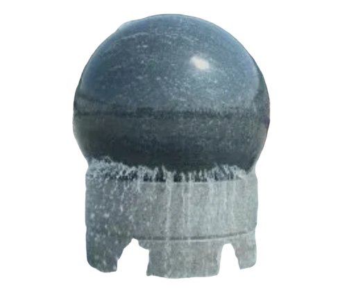 Blue Pearl Granite Fountain Ball - Color: Grey