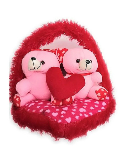 Pink Teddy Bear With Basket