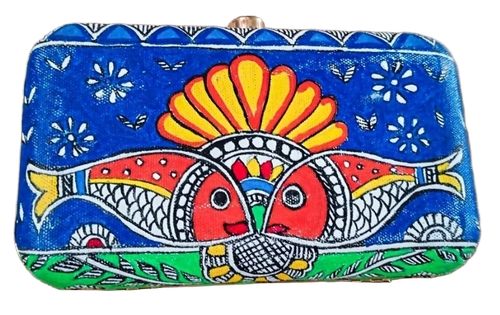 Hand Painted Metal Clutch Bags