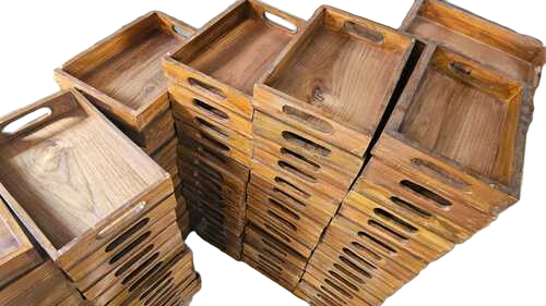Natural Wooden Tray