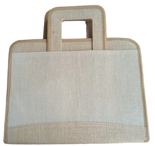 Portable Jute Office File Folder