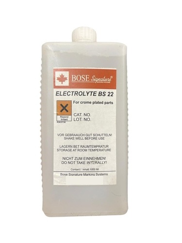 Bose Signature E Stainless Steel Etching Electrolyte Liquid 250ml White