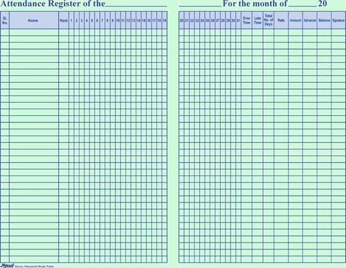Attendance Register