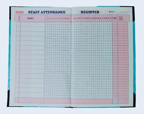 Staff Attendance Register