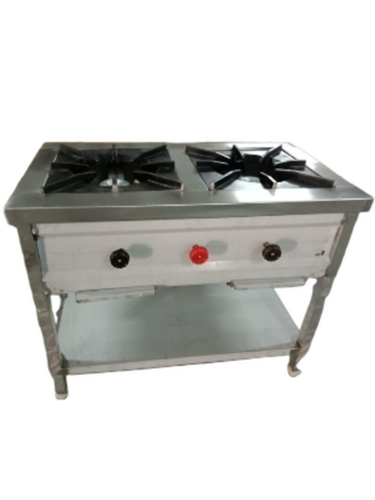 2 Burner Gas Stove - Gas Consumption: Lpg