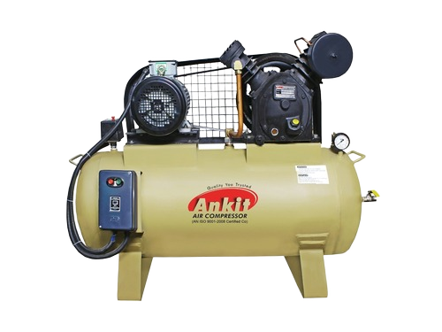 2 Piston Cylinder Heavy Duty Commercial Air Compressor - Lubrication Type: Lubricated