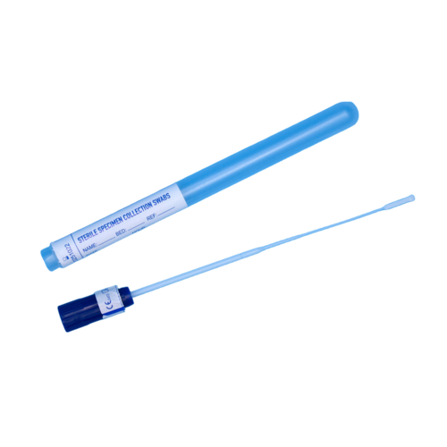 Medical Sterile Nasopharyngeal Specimens Collection Flocked Swab with Tube
