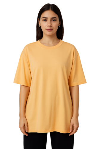 Women Cotton Lycra Oversized Tshirt 180 Gsm - Gender: Girl