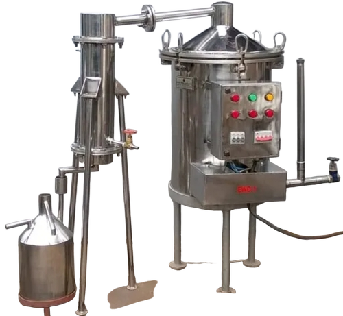 Electric Hydro Steam Distillation Unit - Capacity: 100 Ltr