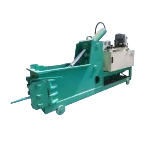 Hydraulic Scrap Baling Press - Color: Green
