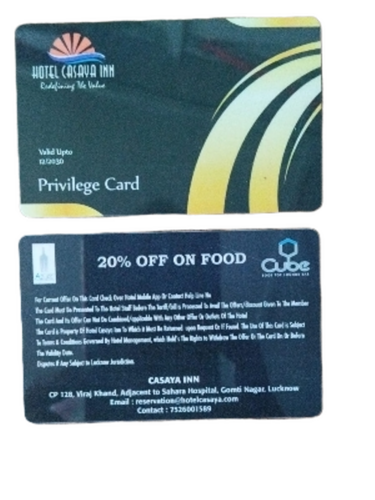 Printed Membership Cards