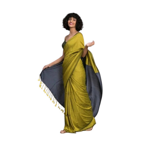 Handloom Cotton Blend Saree