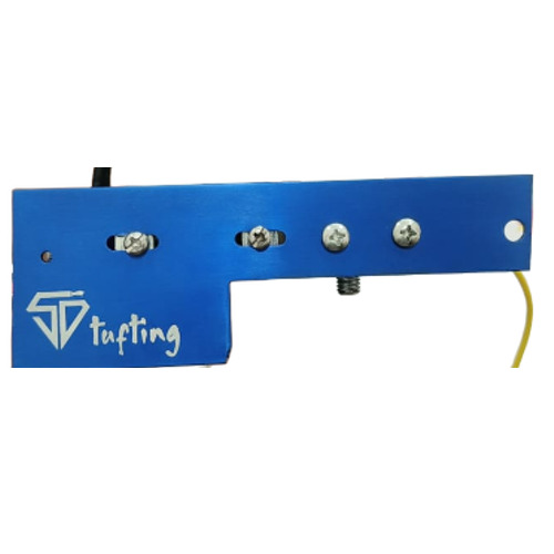 Tufting Gun Aluminium, Blue, Painted - Adjustable Pile Height 40mm, LED Light, Dual Voltage