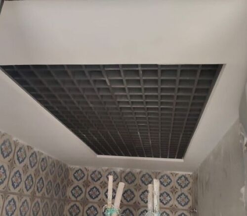 Open-Cell Metal Grid False Ceiling