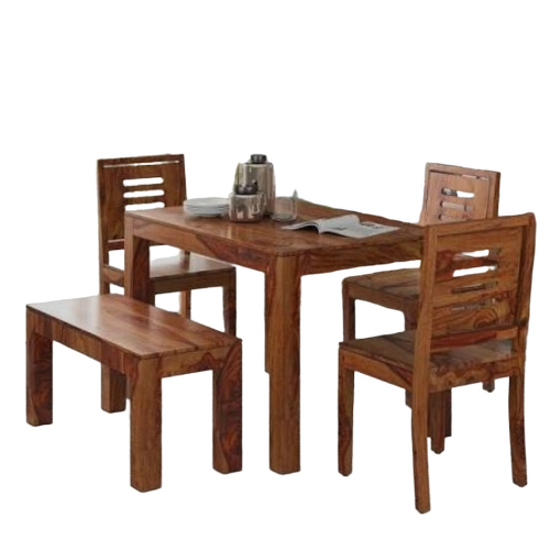 4 Seater Wooden Dining Table 