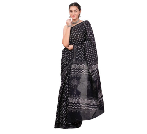 Bagru Print Cotton Saree
