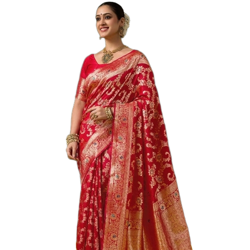 Banarasi Sarees - Color: Red