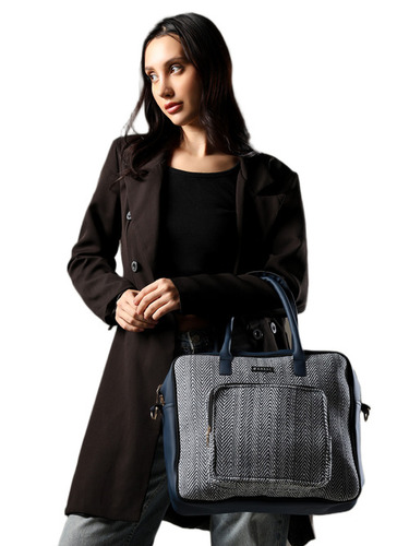 Ensac Premium Fabric Laptop Sling Bag for Women and Girls