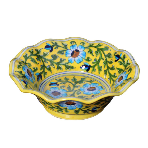 Terracotta Floral Bowl