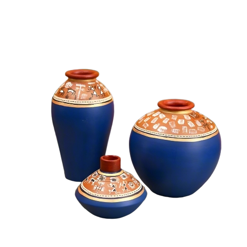Hand Painted Terracotta Pots