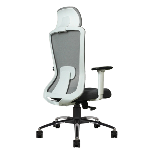 Livor High Back Office Chair White Back - Assembly: No Assembly Required