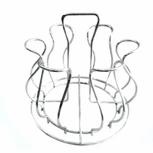 Stainless Steel Lotus Glass Stand