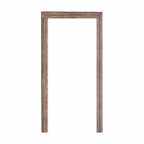 Wpc Door Fram - WPC, 6x2.5 Inches, Brown, 12mm Thickness, Hinged Interior Door