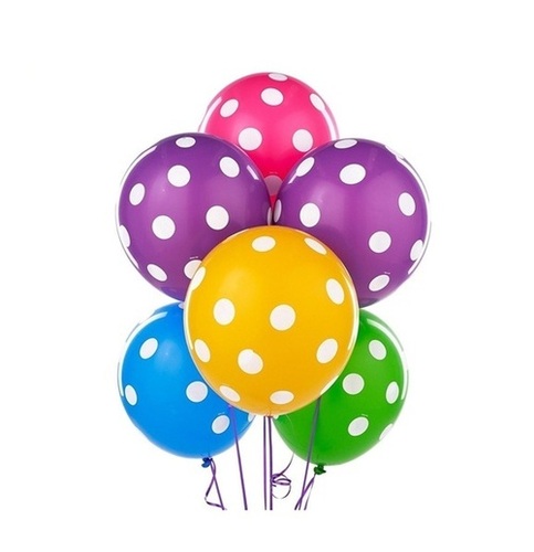 Printed Balloons - Color: Malti