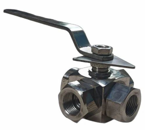 3 Way Screwed Ball Valve By Golden Valves Mfg. Co.