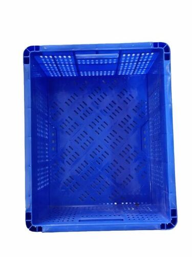 Blue Plastic Crate