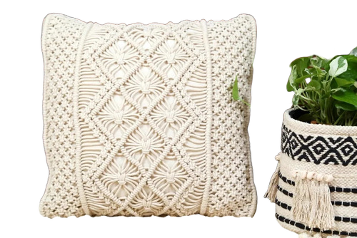 Cream Pillow - Material: Cotton