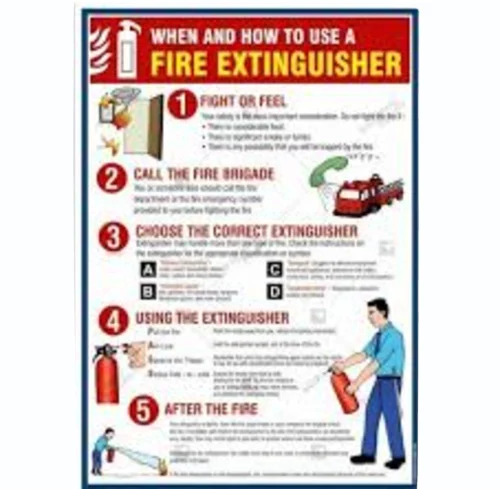 Fire Fighting Paper Chart - Color: Any