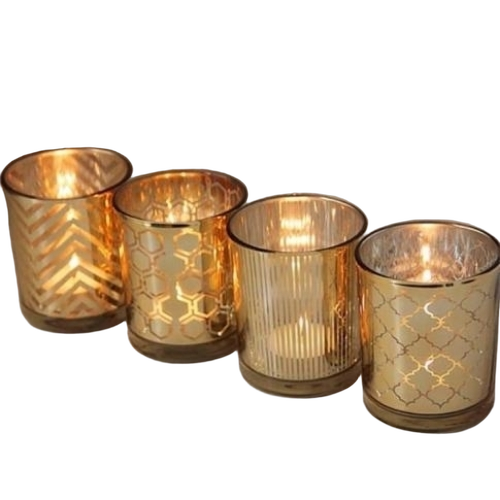 Glass Candle Holder By Maa Vaishno Overseas
