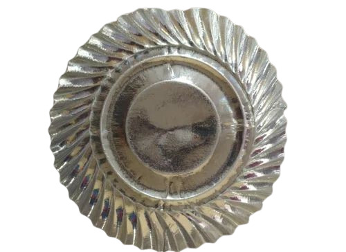 Disposable Silver Paper Plate