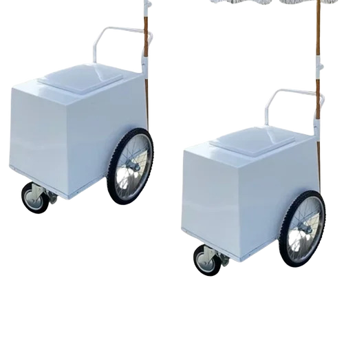 Ice Cream Cart - Color: White