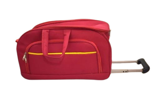 Red Travel Trolley Bag