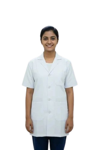 White Cotton Lab Coat