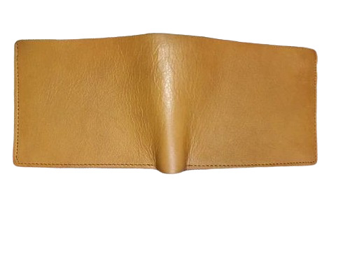 Yellow Leather Wallet - Design: Standard