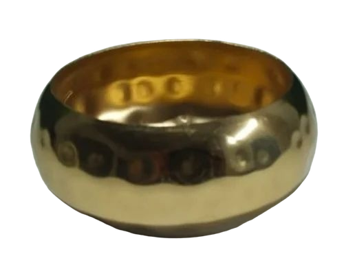 Golden Metal Candle Jar - Use: Holiday Decoration & Gift