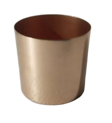 Iron Votive Candle Jar - Color: Copper