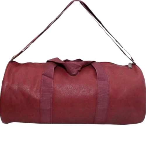 Plain Rexine Duffle Bag