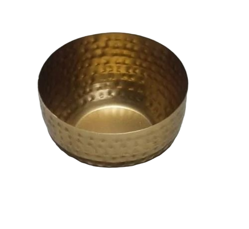 Round Metal Candle Jar - Color: Copper