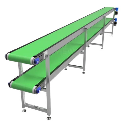 Double Decker Flat Belt Conveyor